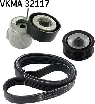 SKF VKMA 32117 - Moniurahihnasarja inparts.fi