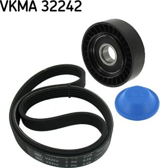 SKF VKMA 32242 - Moniurahihnasarja inparts.fi