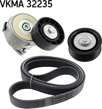 SKF VKMA 32235 - Moniurahihnasarja inparts.fi