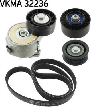 SKF VKMA 32236 - Moniurahihnasarja inparts.fi