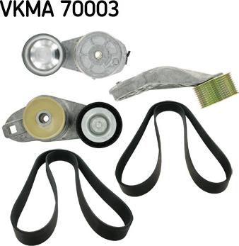 SKF VKMA 70003 - Moniurahihnasarja inparts.fi