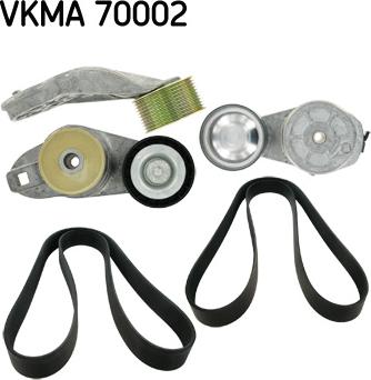 SKF VKMA 70002 - Moniurahihnasarja inparts.fi