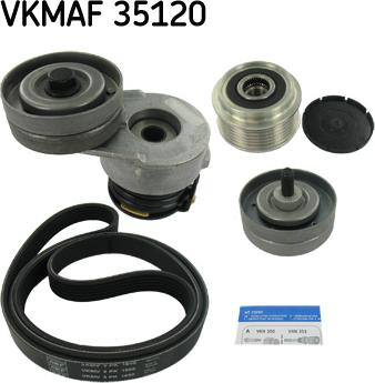 SKF VKMAF 35120 - Moniurahihnasarja inparts.fi