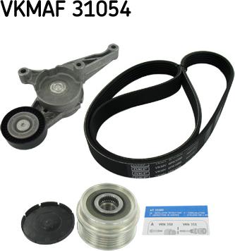 SKF VKMAF 31054 - Moniurahihnasarja inparts.fi