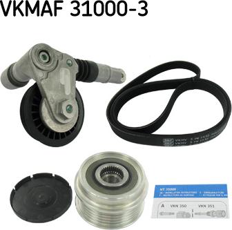 SKF VKMAF 31000-3 - Moniurahihnasarja inparts.fi