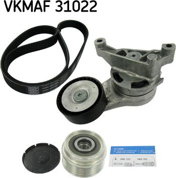 SKF VKMAF 31022 - Moniurahihnasarja inparts.fi