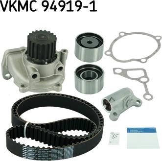 SKF VKMC 94919-1 - Vesipumppu + jakohihnasarja inparts.fi