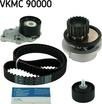 SKF VKMC 90000 - Vesipumppu + jakohihnasarja inparts.fi