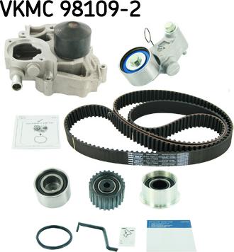 SKF VKMC 98109-2 - Vesipumppu + jakohihnasarja inparts.fi