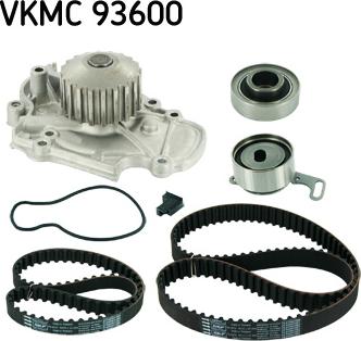 SKF VKMC 93600 - Vesipumppu + jakohihnasarja inparts.fi