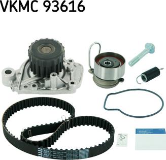 SKF VKMC 93616 - Vesipumppu + jakohihnasarja inparts.fi