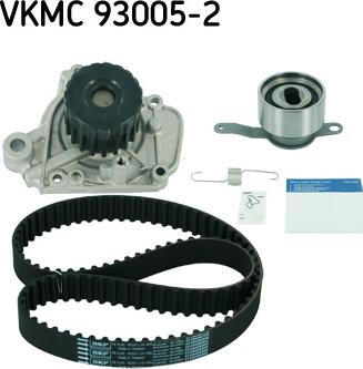 SKF VKMC 93005-2 - Vesipumppu + jakohihnasarja inparts.fi