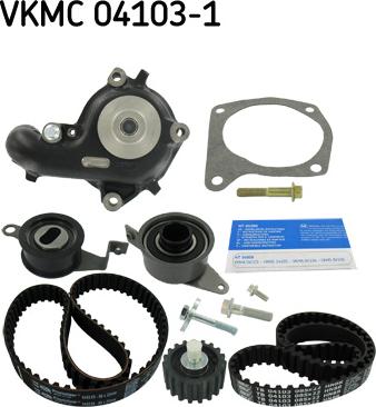 SKF VKMC 04103-1 - Vesipumppu + jakohihnasarja inparts.fi