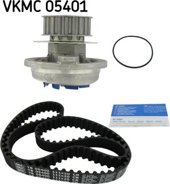 SKF VKMC 05401 - Vesipumppu + jakohihnasarja inparts.fi