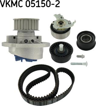 SKF VKMC 05150-2 - Vesipumppu + jakohihnasarja inparts.fi