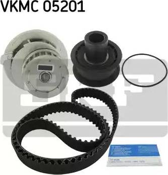 SKF VKMC 05201 - Vesipumppu + jakohihnasarja inparts.fi