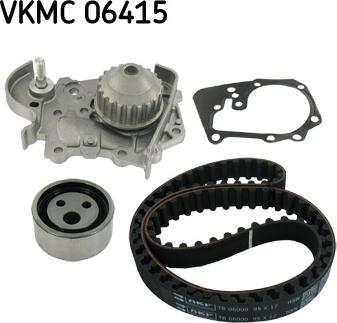 SKF VKMC 06415 - Vesipumppu + jakohihnasarja inparts.fi