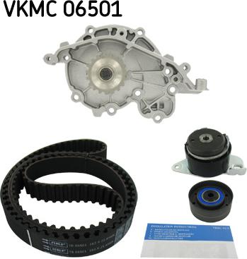 SKF VKMC 06501 - Vesipumppu + jakohihnasarja inparts.fi