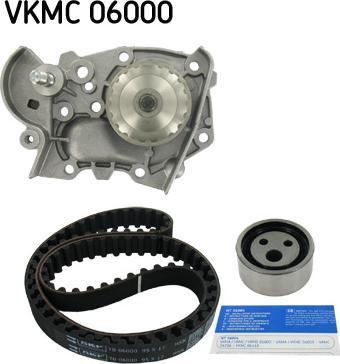 SKF VKMC 06000 - Vesipumppu + jakohihnasarja inparts.fi