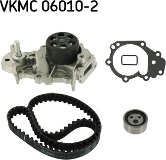 SKF VKMC 06010-2 - Vesipumppu + jakohihnasarja inparts.fi