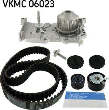 SKF VKMC 06023 - Vesipumppu + jakohihnasarja inparts.fi