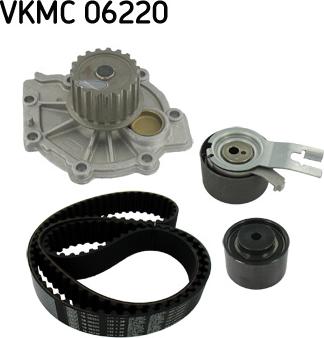 SKF VKMC 06220 - Vesipumppu + jakohihnasarja inparts.fi