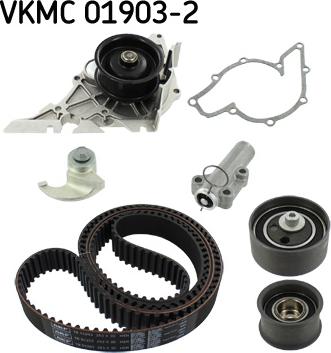 SKF VKMC 01903-2 - Vesipumppu + jakohihnasarja inparts.fi