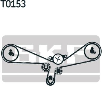 SKF VKMC 01903-2 - Vesipumppu + jakohihnasarja inparts.fi