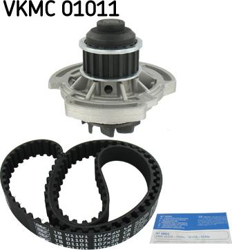 SKF VKMC 01101 - Vesipumppu + jakohihnasarja inparts.fi