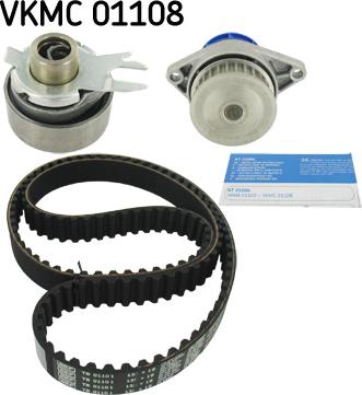 SKF VKMC 01108 - Vesipumppu + jakohihnasarja inparts.fi