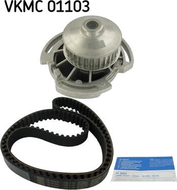 SKF VKMC 01103 - Vesipumppu + jakohihnasarja inparts.fi