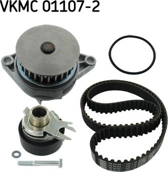 SKF VKMC 01107-2 - Vesipumppu + jakohihnasarja inparts.fi