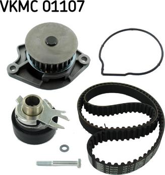 SKF VKMC 01107 - Vesipumppu + jakohihnasarja inparts.fi