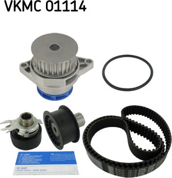 SKF VKMC 01114 - Vesipumppu + jakohihnasarja inparts.fi