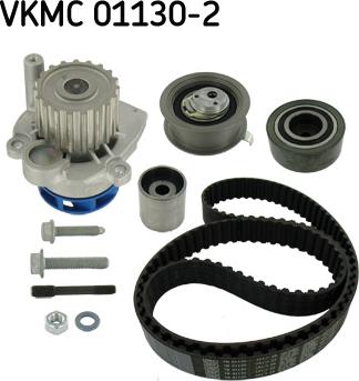 SKF VKMC 01130-2 - Vesipumppu + jakohihnasarja inparts.fi