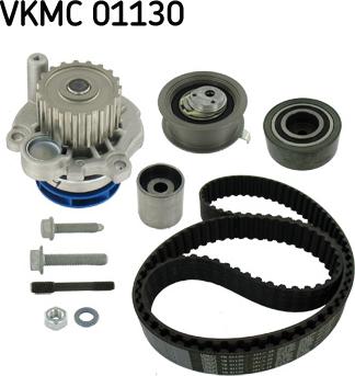 SKF VKMC 01130 - Vesipumppu + jakohihnasarja inparts.fi