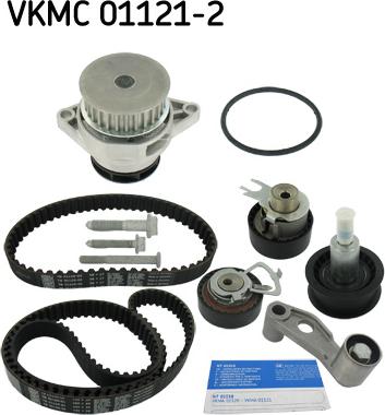 SKF VKMC 01121-2 - Vesipumppu + jakohihnasarja inparts.fi