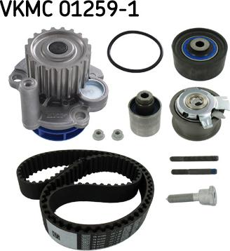 SKF VKMC 01259-1 - Vesipumppu + jakohihnasarja inparts.fi