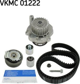 SKF VKMC 01222 - Vesipumppu + jakohihnasarja inparts.fi