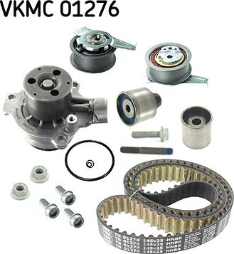 SKF VKMC 01276 - Vesipumppu + jakohihnasarja inparts.fi