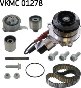 SKF VKMC 01278 - Vesipumppu + jakohihnasarja inparts.fi