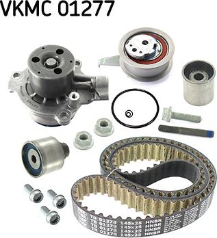 SKF VKMC 01277 - Vesipumppu + jakohihnasarja inparts.fi