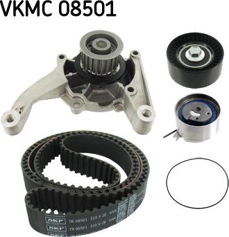 SKF VKMC 08501 - Vesipumppu + jakohihnasarja inparts.fi