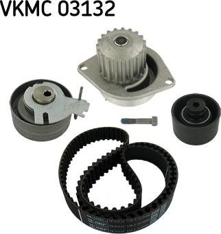 SKF VKMC 03132 - Vesipumppu + jakohihnasarja inparts.fi