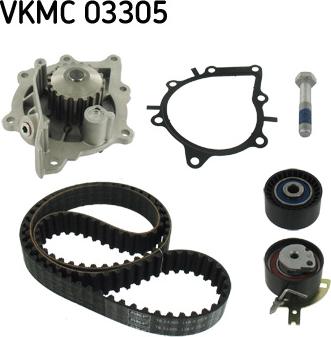 SKF VKMC 03305 - Vesipumppu + jakohihnasarja inparts.fi