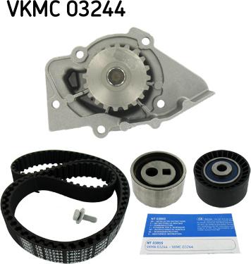 SKF VKMC 03244 - Vesipumppu + jakohihnasarja inparts.fi