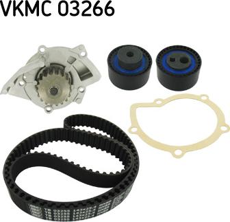 SKF VKMC 03266 - Vesipumppu + jakohihnasarja inparts.fi