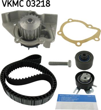 SKF VKMC 03218 - Vesipumppu + jakohihnasarja inparts.fi