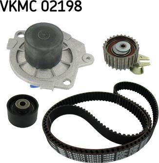 SKF VKMC 02198 - Vesipumppu + jakohihnasarja inparts.fi