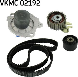 SKF VKMC 02192 - Vesipumppu + jakohihnasarja inparts.fi